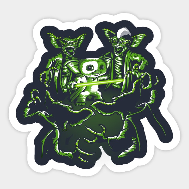 Return of the Mogwai Sticker by Fuacka